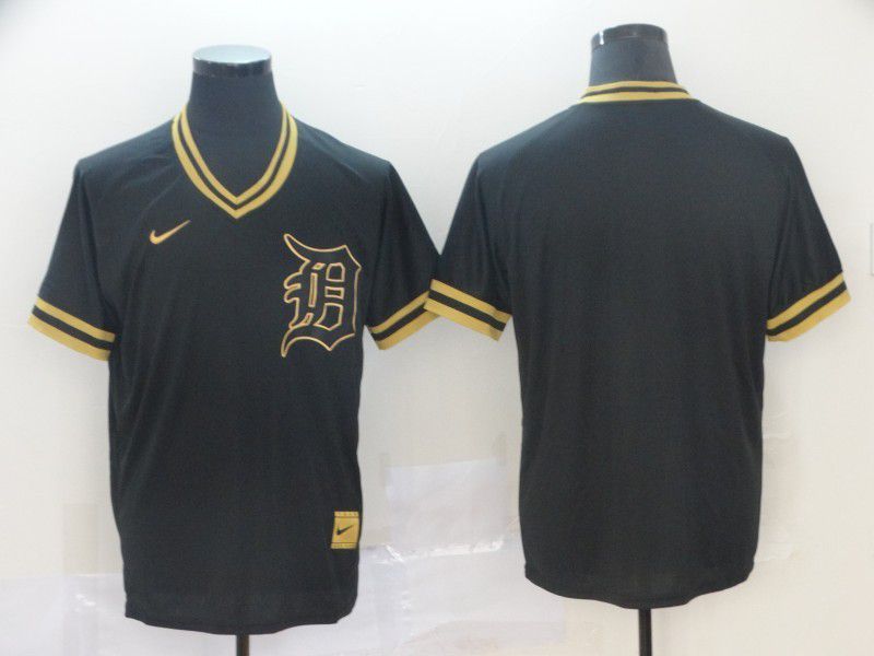 Men Detroit Tigers Blank Black gold Game Nike 2022 MLB Jersey->detroit tigers->MLB Jersey